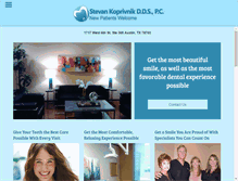 Tablet Screenshot of lakeaustindental.com